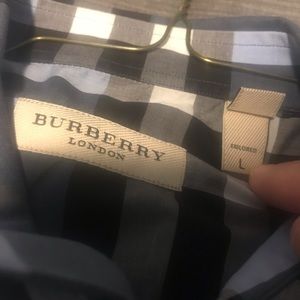 Men’s Burberry London long sleeve shirt